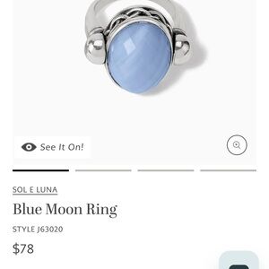 Brighton Blue Moon Ring